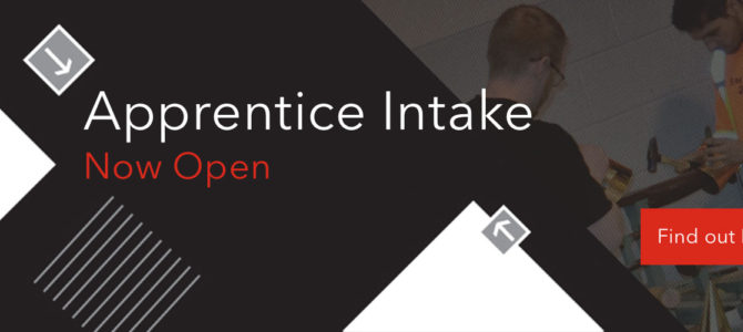 Apprentice Intake Sept 12-Oct 7, 2022